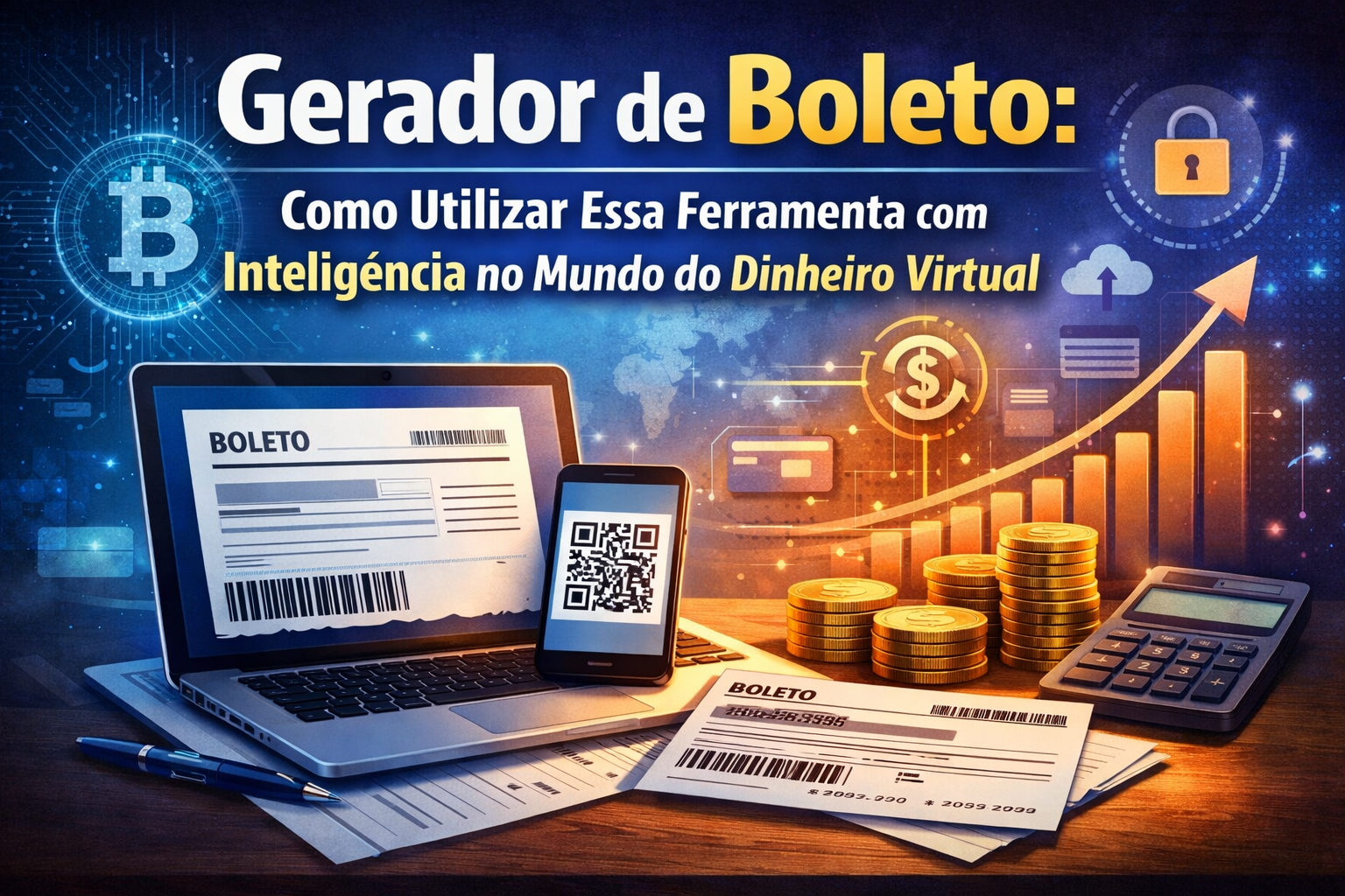 Gerador de Boleto Falso: Como Utilizar Essa Ferramenta com Inteligência no Mundo do Dinheiro Virtual